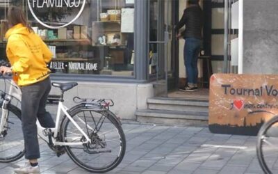 A vélo à Tournai